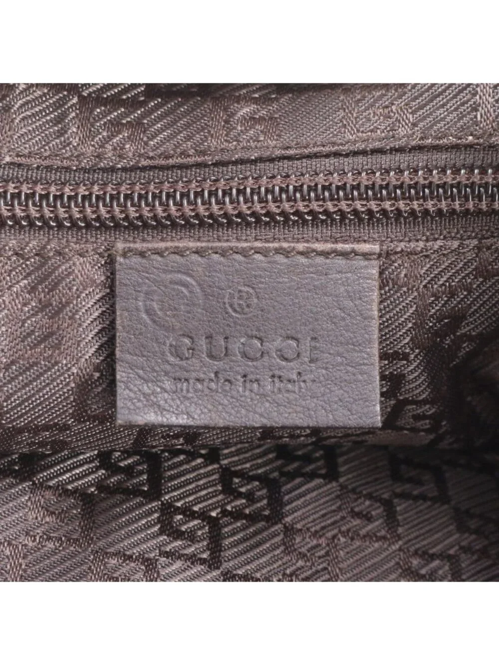 Gucci Leather Canvas Tote Shoulder Business Document